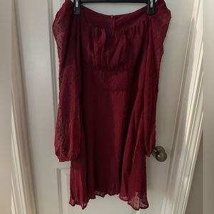 Never worn dress long sleeve